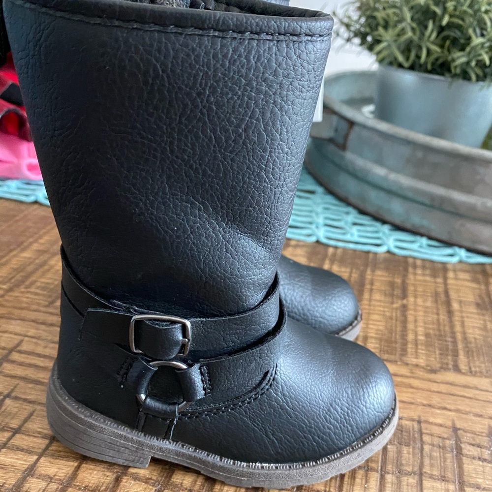 Carters Black Toddler boots